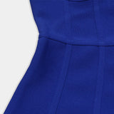 Sexy Blue Chain Straps Sleeveless Short Homecoming Dress