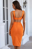 Sexy Low Cut Slim Fit High Waist Backless Homecoming Dress