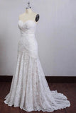 Chic Sweetheart Ivory Lace Mermaid Beach Wedding Dress Rustic Boho Bridal Dress N2022