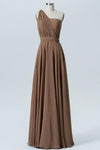 Warm Taupe Convertible Cheap Bridesmaid Dresses,Sleeveless Open Back Long Bridesmaid Gowns