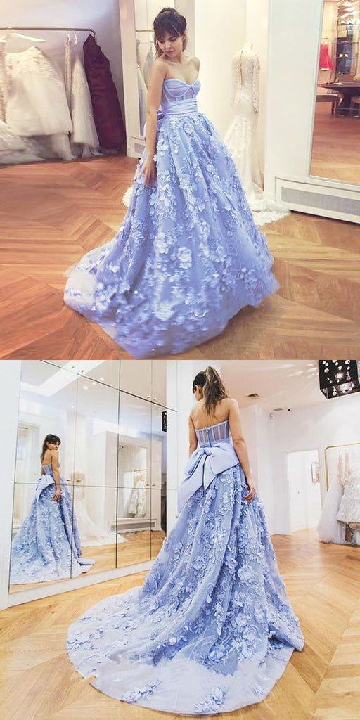 Snow Blue Princess Luxury Wedding Dress 2023 New O-neck Sexy Lace Up A –  Elleseal