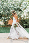 Simple Boho Spaghetti Straps Wedding Dress Cheap Long Lace Beach Wedding Gown N960