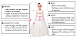 White Off-the-shoulder Ball Gown Flower Girl Dress,Floor Length Girls First Communion Dress,F004