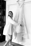 Vintage Lace Wedding Gowns Illusion Neck Sleeveless Wedding Dress With Train N1283