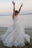 Puffy Sweetheart Long Wedding Dress,  Hot Long Prom Dress N2680