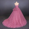 Strapless Ball Gown Wedding Dress Gorgeous Tulle Bridal Dress With Lace N2298