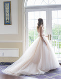 Gorgeous Strapless Sweetheart Pleats Long Ball Gown Wedding Dress With Beading N518